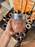 MATE IMPERIAL ALGARROBO GRABADO BOCA JUNIORS