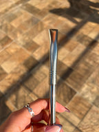 Bombilla Acero Inox Pico de loro Curva