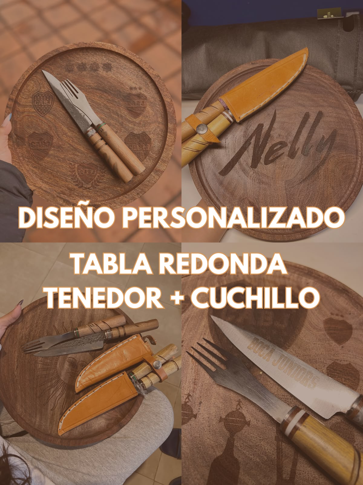 COMBO PARRILERO PREMIUM PERSONALIZADO (REDONDO)